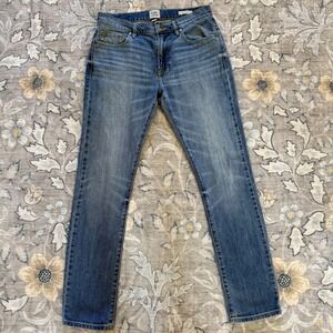 Flint and Tinder Slim Fit Jeans Mens 30 x30 Blue Medium Wash Denim Pants